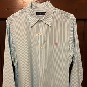 Men’s RL poplin button up - Large